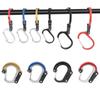 1Pcs Aluminum Alloy Hook D-Type Multifunctional Hook Outdoor 360 Degree  Rotatable Quick Release Fishing And Camping Buckle