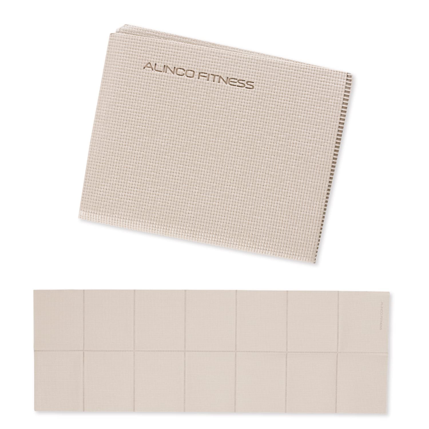 

Alinco Folding Yoga 4mm Perfect for and Cream (ALINCO) Mat, Thick, Non-Slip, Compact, Portable, Lightweight, Yoga, Pilates, Training, Stretching, кремовый