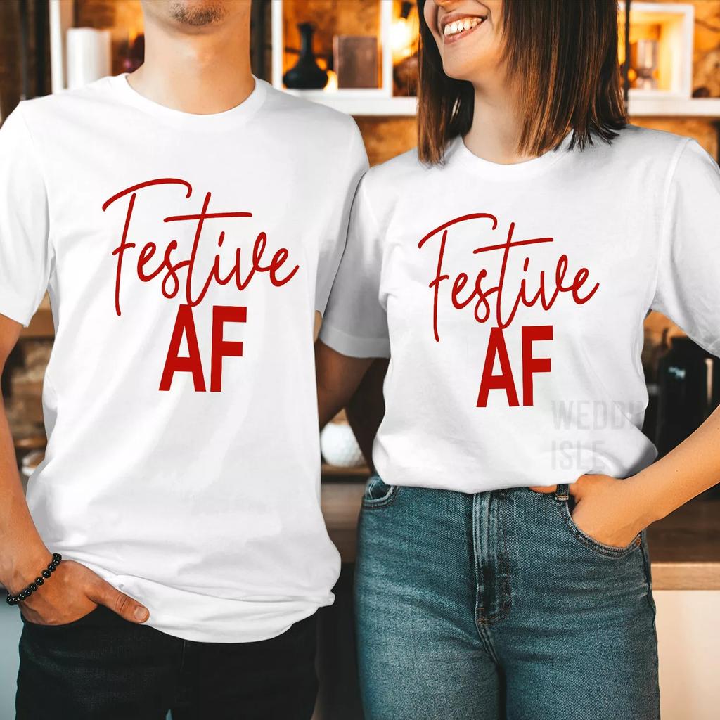 Tshirt (5185) Festive Christmas Shirt Funny Xmas Gift For Unisex Unisex Kids Top Light Up Christmas Season Outfits With Tshirts