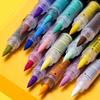 12-72 Farben Acrylmalstifte Pinselspitze Stifte Set für Stoff Steinmalerei Holz Leinwand Stein Weihnachtsgeschenk Kunstbedarf