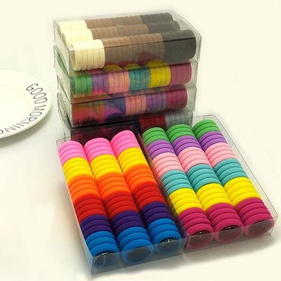 Kids Hairband Hair Accessories 66pcs Box Cute Candy Elastic Hair Band Rubber Bands Girl Hair Rope