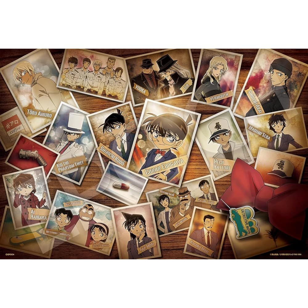 

EPOCH Detective Conan Super Small Piece Jigsaw Puzzle Evidence Photo 26x38cm with Glue and Scraper