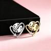 Universal Mini Heart Lapel Brooch for Women's Suit