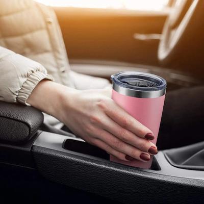 20oz Tumbler Vacuum Coffee Cups Car Double Wall Insulated Travel Mug Stainless Steel Cup Portable Thermal Coffee Mug