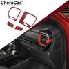 2XDashboard Side AC Vent Outlet Cover Trim For Ford F150 + Red Carbon Fiber