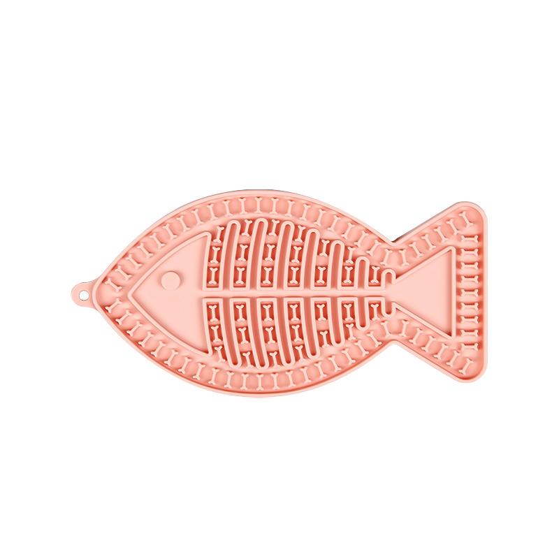 Non-Slip Dog Slow Feeding Mat Dog Lick Mat Dog Bathing Distraction Silicone Dog Sucker Food Training Dog Feeder Supplies