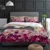 Colorful Rose Flower Duvet Cover With Pillow Case Custom 3pcs Bedding Set Quilt Cover Double Bed Home Textile