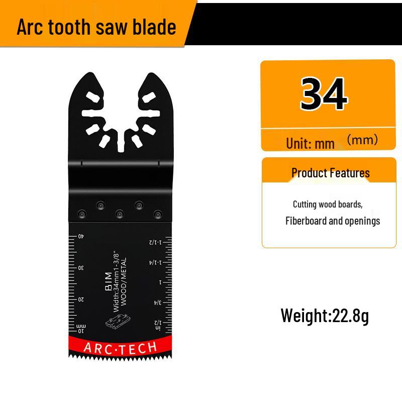 Universal Multifunctional Oscillating Saw Blade for Woodworking and Grinding