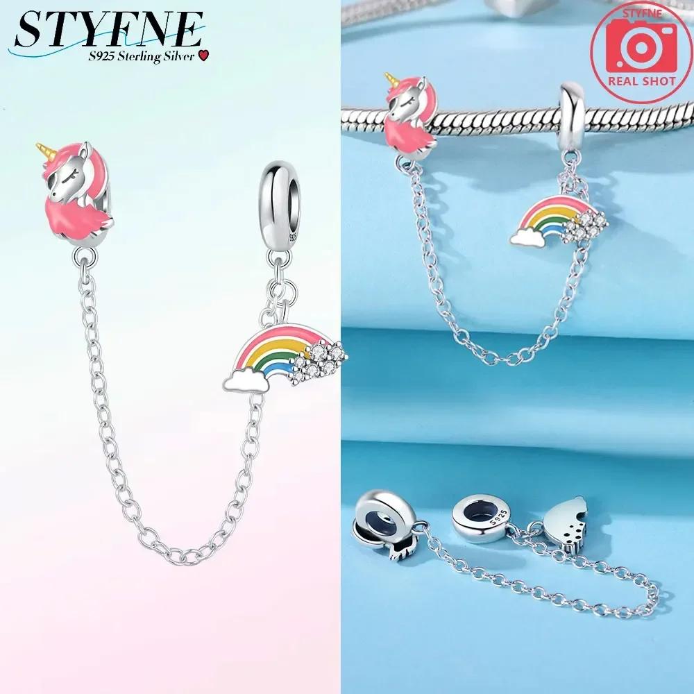 Newcopperclassical Cross Flower Type Musical Note Butterfly Safety Chain For Women Bead Diy Bracelet Jewelry Gift