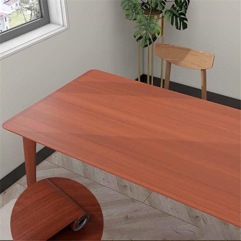 Wood Grain Self-Adhesive Film Waterproof Vinyl Wrap Furniture Renovation Home Decor Cabinets Wardrobes Tables Makeovers