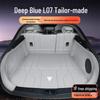 Deep Blue 2026 Full Coverage Leather Trunk Mat for Tail Box Interior Modification