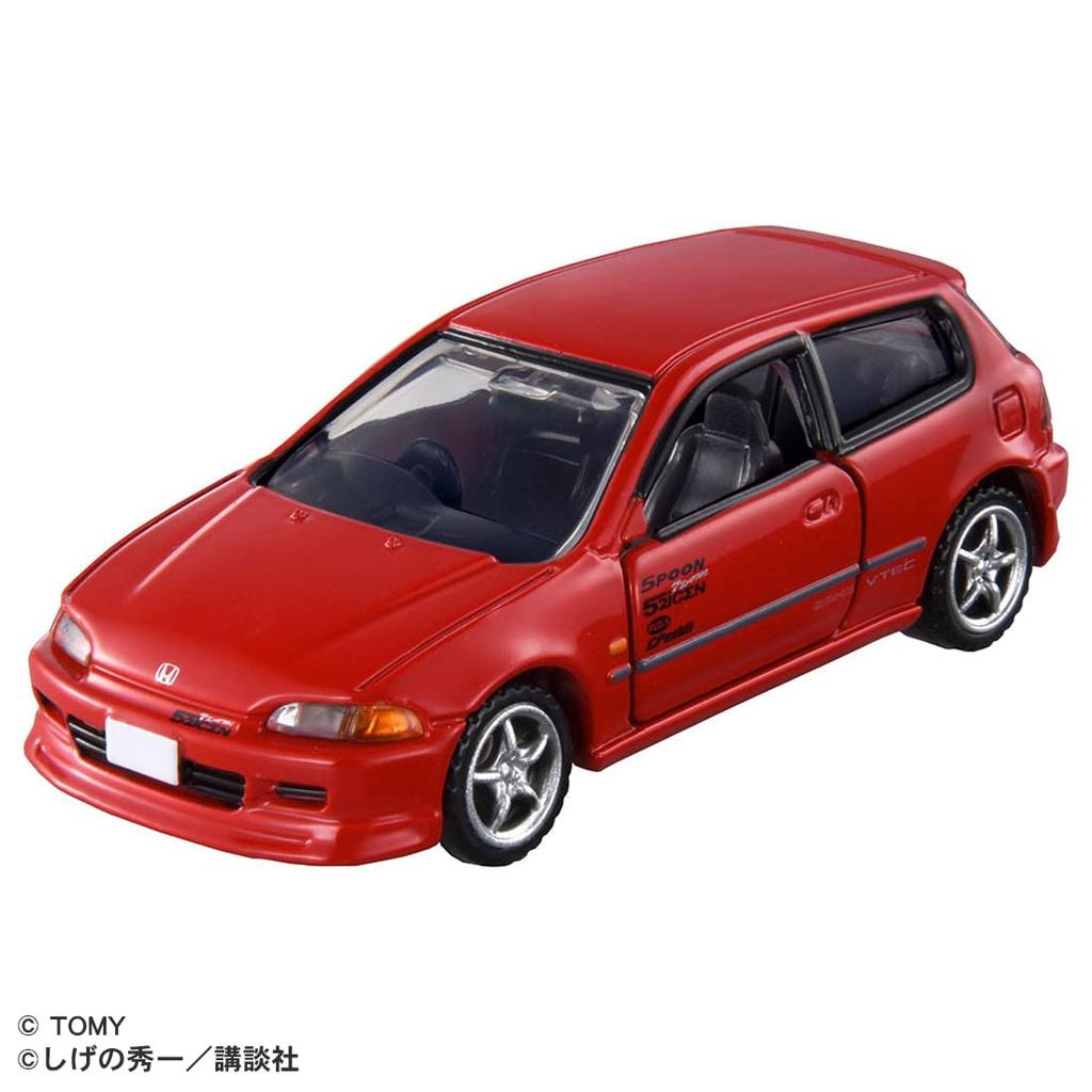TAKARA TOMY Tomica Premium Unlimited Initial D Honda Civic SiR-II (EG6) (Shingo Shoji) Mini Car Toy Ages 6+