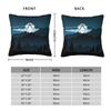 Mountain Full Moon D20 Dice Rpg Maps Square Pillowcase Polyester Linen Velvet Pattern Decor Throw Pillow Case Home Case 45X45
