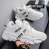 2025 Fashion Letter Printed Men's Summer Sneakers Unisex Breathable White Shoes Trainers Men Platform Casual Sneakers for Men