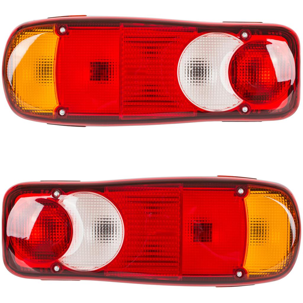 Renault Master Box Container Rear Lamp Left + Right 2 Pcs. Set