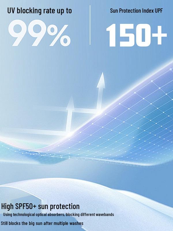 Unisex UV Protection Ice Silk Jacket: Lightweight, Breathable, Customizable Logo for Summer Outdoor Wear