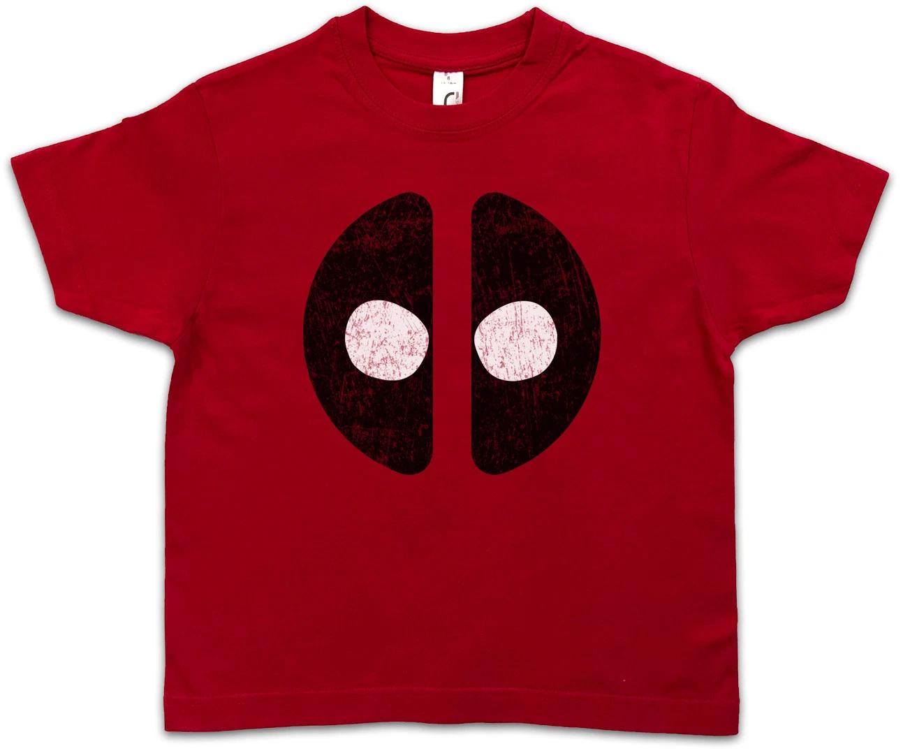 DEAD MUTANT MASK Kids Boys T-Shirt Pool Wolverine Deadpool Punisher X-Men Movie 100