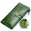 Fashion New Ladies Wallet Leather Casual Long Layer Cowhide Female Clutch