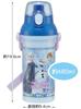 Skater Water Frozen 23 for Antibacterial Made in Bottle, 480ml, Design, Girls, Plastic, Japan, PSB5SANAG-A