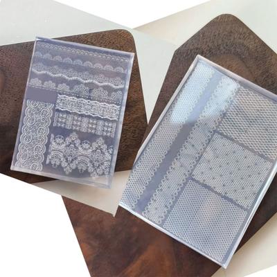 Elastic French Lace Silicone Mold Flexible Nail Art Tools For DIY Nail Decorations And Jewelry Crafting Accessories