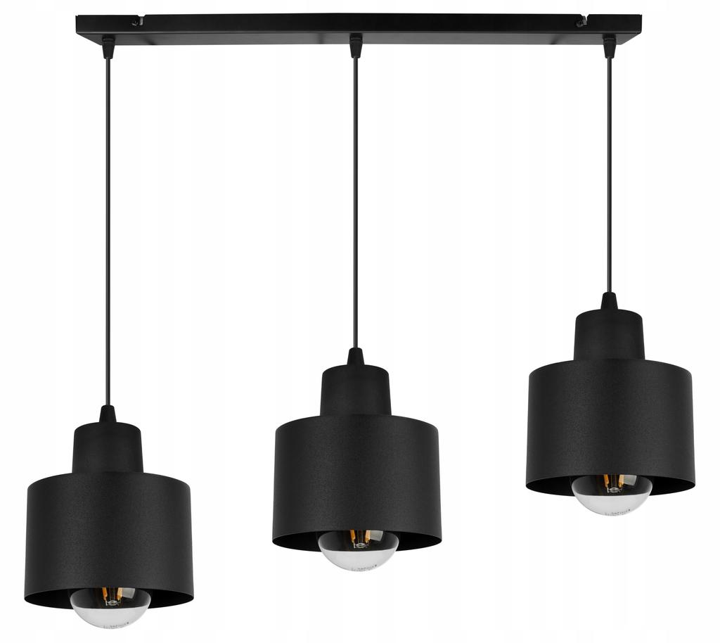MODERN CEILING HANGING LAMP BLACK LED LAMP