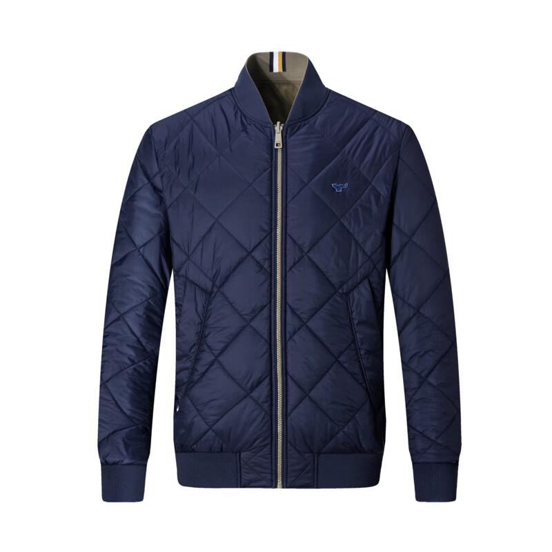 SEPTWOLVES Men's Reversible Bomber Cotton Jacket