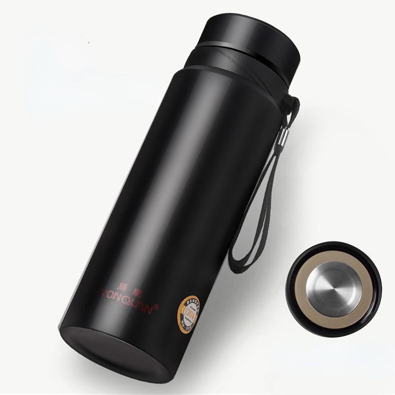 Large Capacity Car Water Cup Thermos Cup 800ml Vacuum Flasks Portable Stainless Steel Thermos Cup Water Bottle Travel Tea Mug Office Thermos Cup