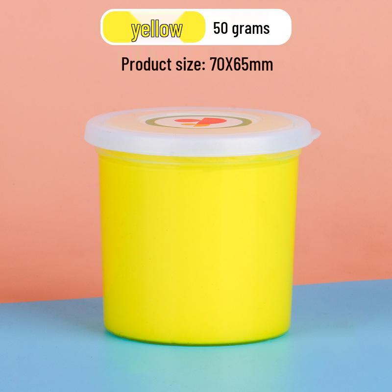 50g Large Jar Pack: Super Light Nontoxic Colored Clay for Kids' DIY Crafts and Toys