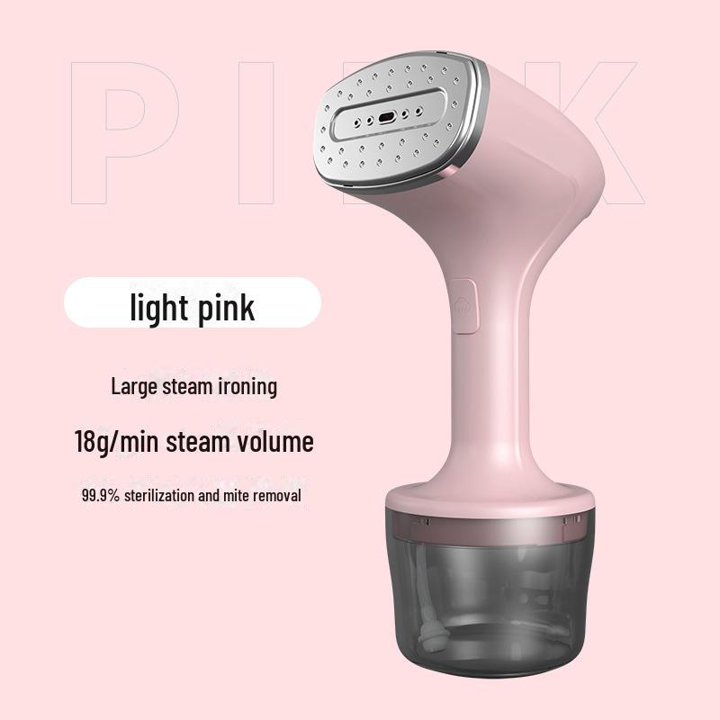 

Компактный складной ручной электрический утюг для использования за границей розовый