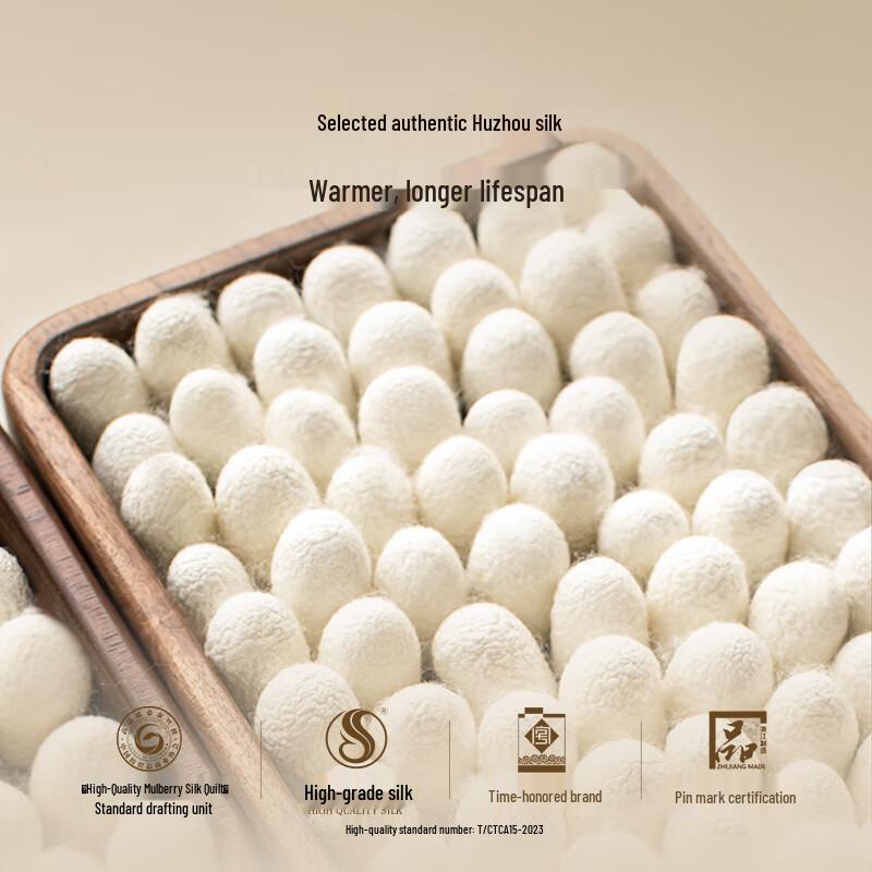 Mling 100% Mulberry Silk All-Season Duo Quilt