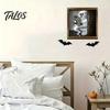 Removable PVC Wall Art Halloween Skeleton Art, Funny Bathroom Toilet Decal with Ghost Clown, Skull Decor for 2D Wooden Sign, Spooky Waterproof Sticker