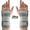 1 Paar Verstellbare Handgelenkstütze mit Doppelplatten-Stütze - Atmungsaktive Nylon-Sport-Tägliche Handgelenkstütze | Atmungsaktiver Komfort | Sicherer Sitz