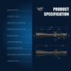 Vector Optics Veyron Zoom Rifle Scope Shotgun Airsoft Scope Airsoft Shotgun Scope 6-24x44FFP