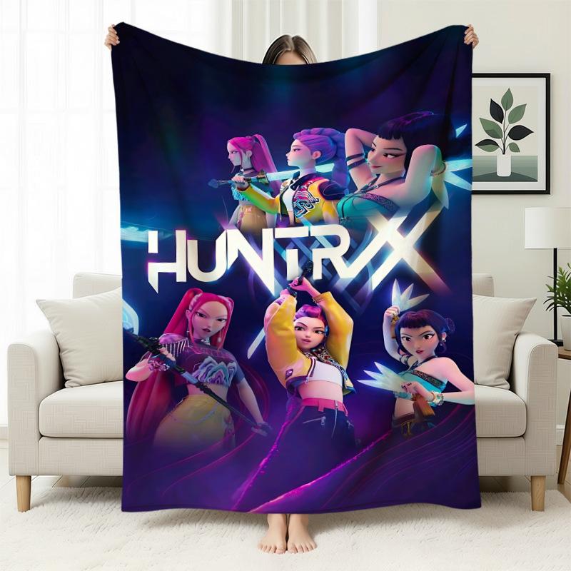 Temu Blanket Kpop Witch Hunters Blanket Flannel Blanket Office Home Sofa Blanket Nap Blanket