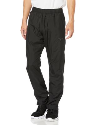 Breath Thermo Training Warmer Pants, Moisture-Wicking, Heat-Generating, Water-Repellent, 32MFA541, Black, Size S