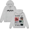 Alvaro Diaz Omakase Album 2026 Tour Bluza z Nadrukiem Męska Damska Oversize Długi Rękaw Luźna Wygodna i Wszechstronna