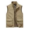 Gilet da uomo Primavera e Autunno Gilet da lavoro Multitasche Taglia Grande Top per giovani