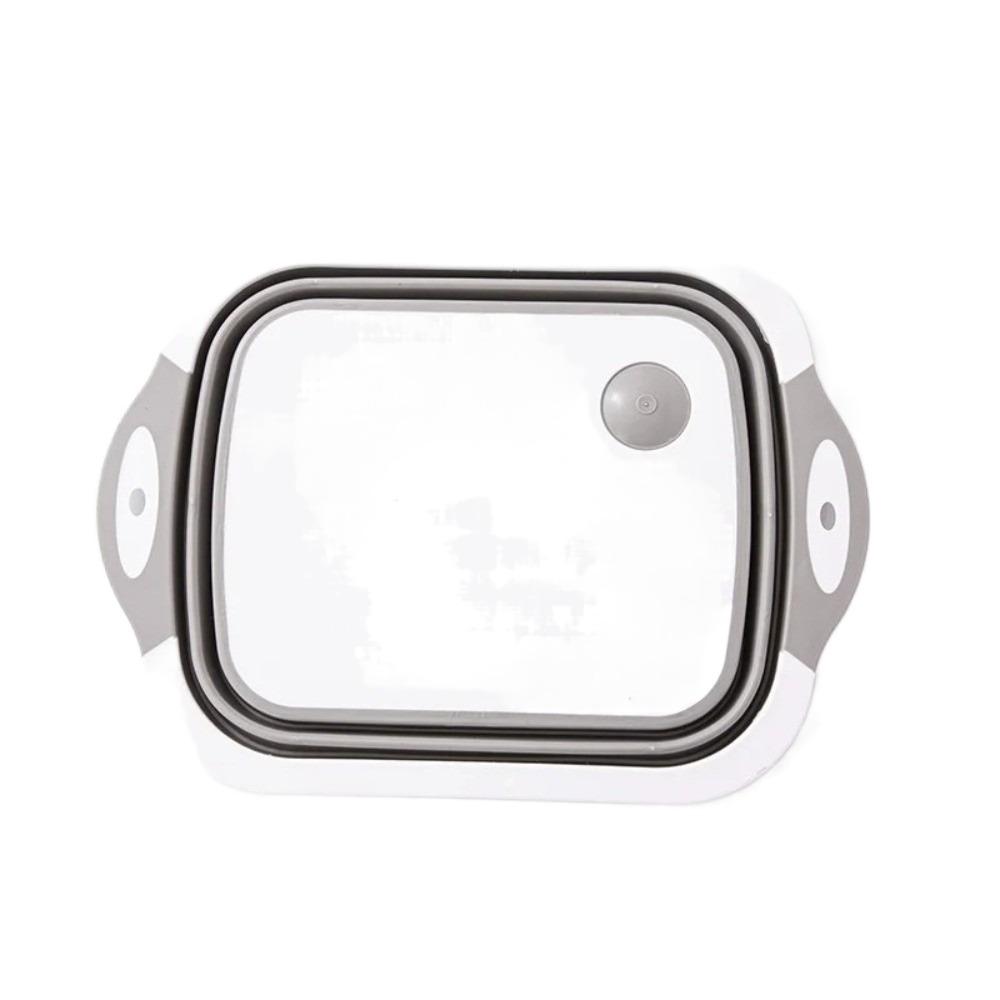 Portable Collapsible Cutting Board Space Saving with Built-in Sink Folding Wash Basin 3 In 1 Durable