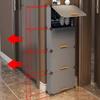 Luxuriöses Ultradünnes Schuhregal, Eingangsbereich und Tür-Aufbewahrungsständer für Zuhause, Platzsparendes Flur-Seitenschrank, Klein Schmal Einfach
