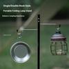 Outdoor Camping Lantern Stand, Tabletop Aluminum Alloy Detachable Lantern Hangers Portable Lighting Brackets, Hiking Equipment