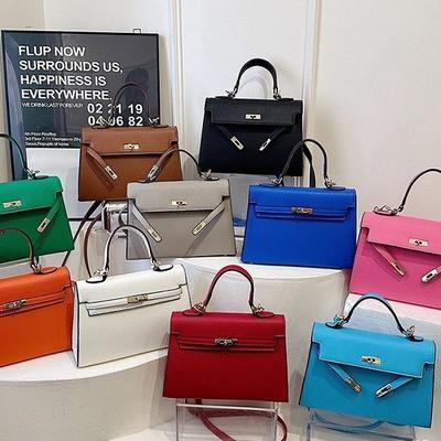 Handtasche Neue Tasche Einfarbige Einfache Mode Großes Fassungsvermögen Damen Umhängetasche Premium