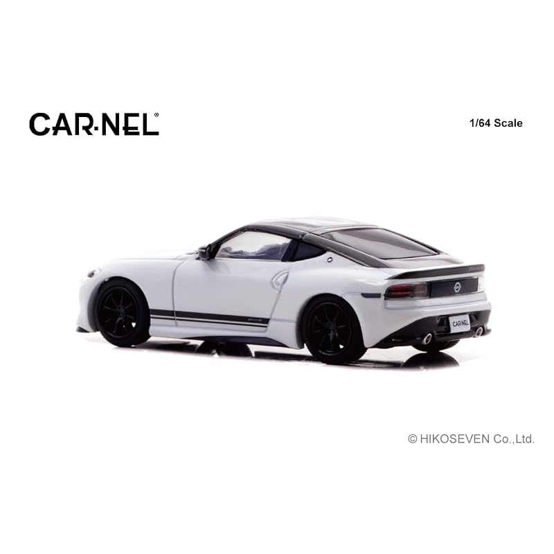 CARNEL 1/64 Nissan Fairlady Z Version ST Customized Edition 2023 Prism White/Super Black (Finished Model)