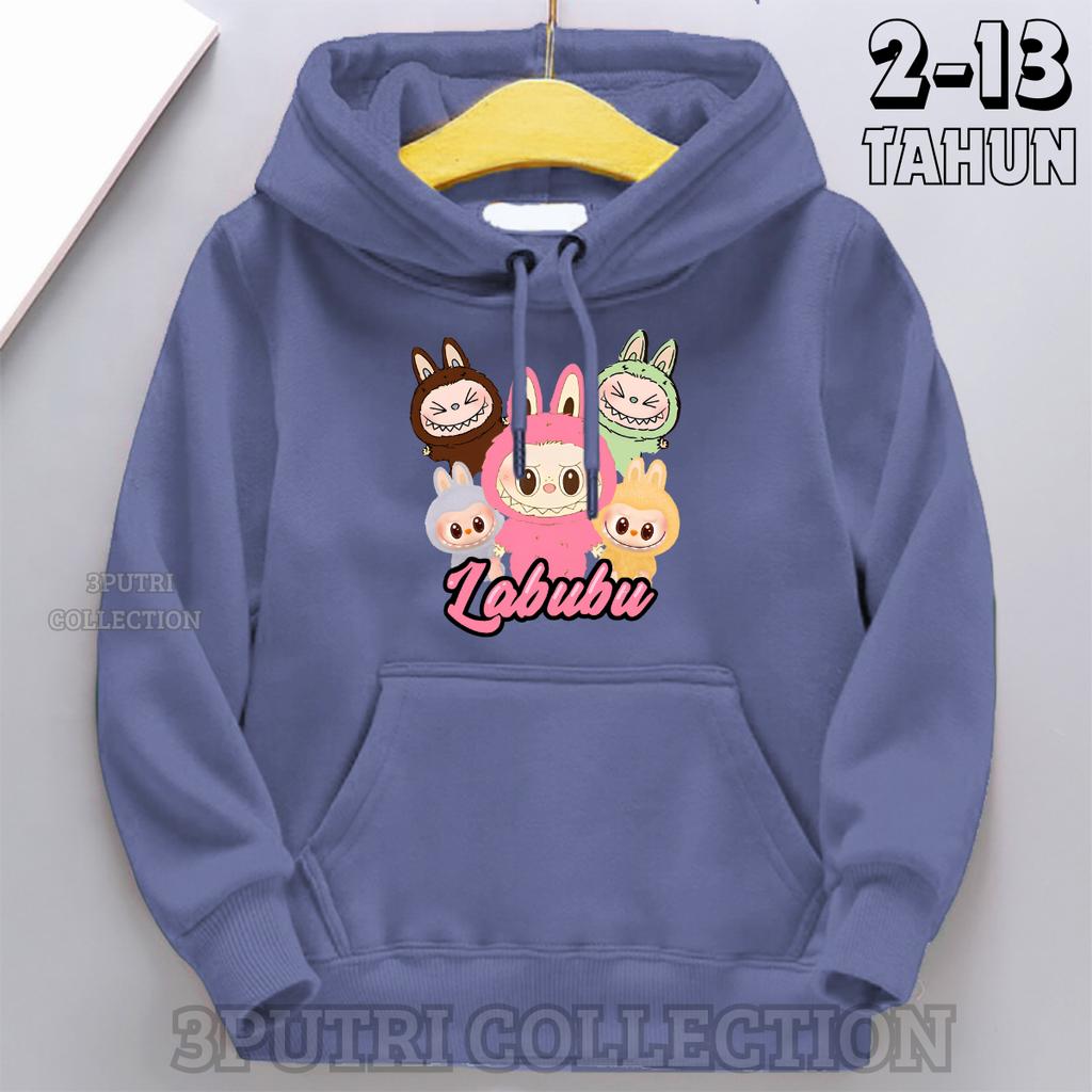 Children's Hoodie New Trendy Labubu Kids Cute Cartoon Casual Daily Hoodie 100-160cm Boys Girls