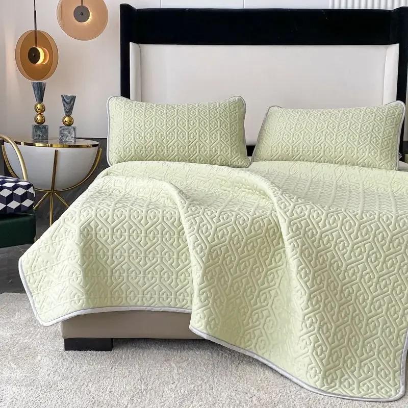 Cearșaf de pat din latex de vară, răcoritor, protector pentru saltea, saltea dublă, 90/120/150/180 cm, cuvertură de pat King și textile pentru casă