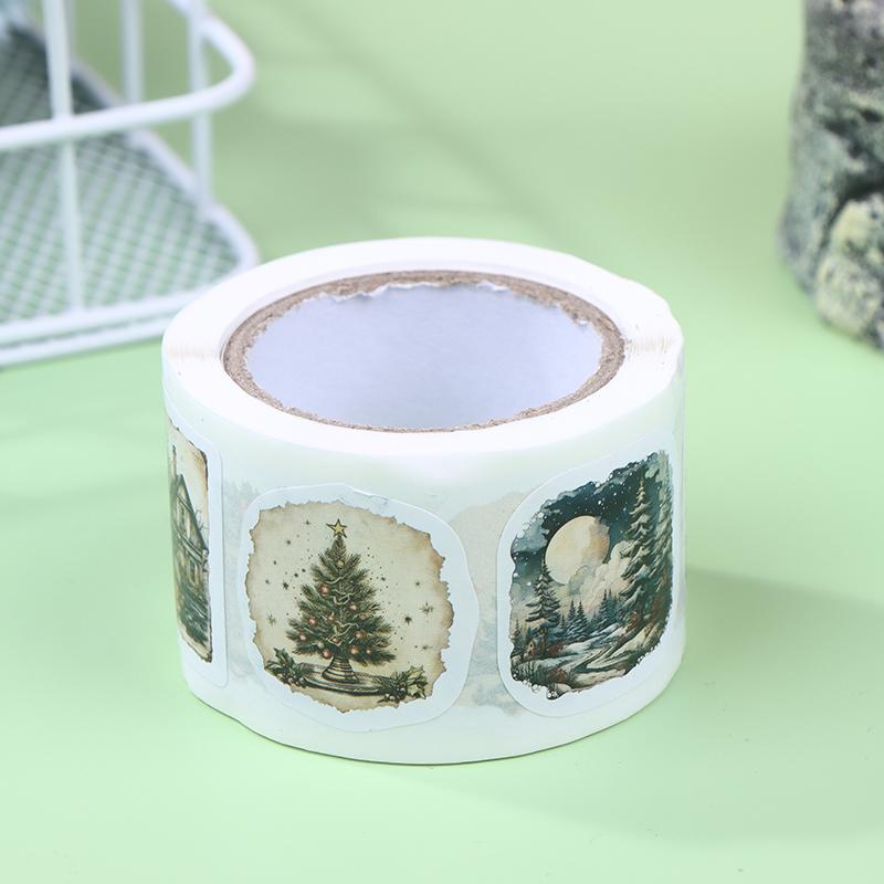 

250 шт. Рождественские наклейки Винтажные мультяшные самоклеящиеся наклейки Сделай сам Скрапбук Багаж Граффити Украшение Наклейка Рождественские подарки A1