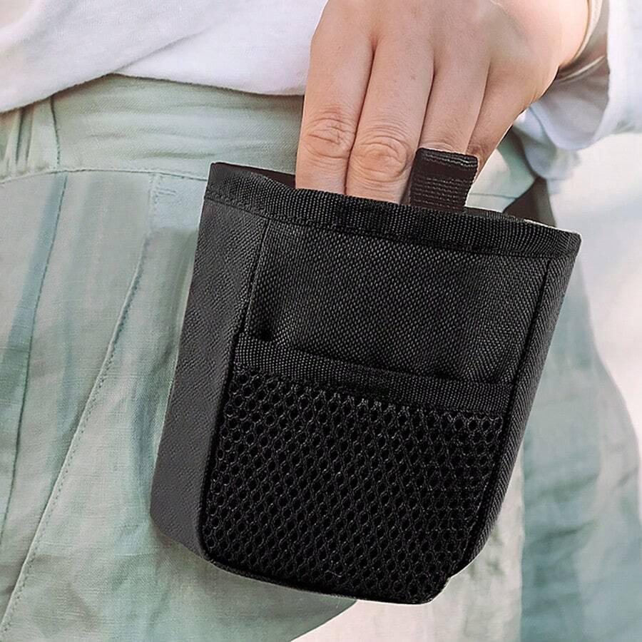 Durable Handy Mesh Pocket Reward Snack Puppy Pet Treats Bag For Training Dogs Outdoor Walk