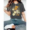 Womens Vintage Wildflower Print Tee Spring Blooms Cottagecore Bohemian Plant Floral Design Gardener Gift Casual Top