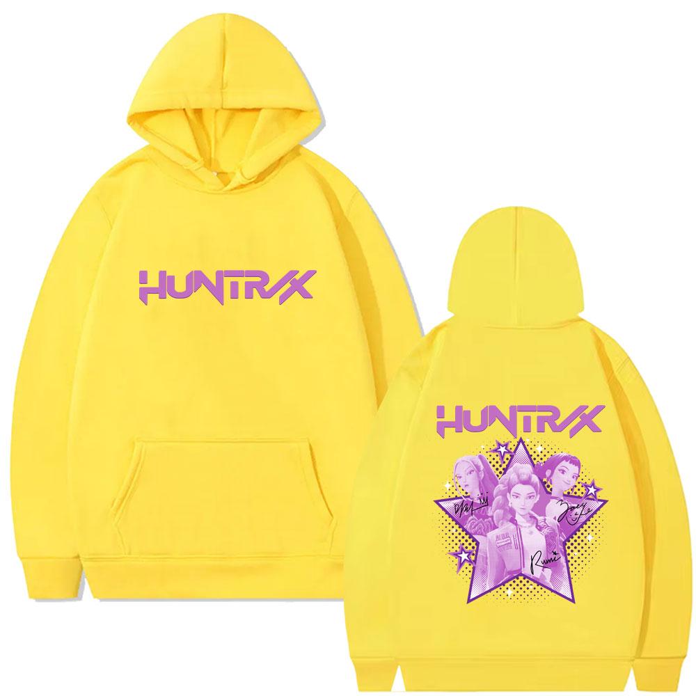 KPop Demon Hunters Hoodie Rumi Mira Zoey Graphic Sweatshirt Men Women Clothing Oversized Hoodies Male Vintage Pullover