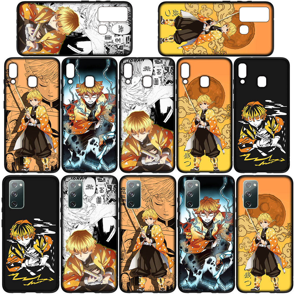 Case for iPhone 17 16 15 Xiaomi Poco F8 F7 X7 X6 M8 C85 C75 Redmi Note 14 13 12 11 Pro Max A3 A4 14C 13C 15C Agatsuma Zenitsu Demon Slayer Anime Cover