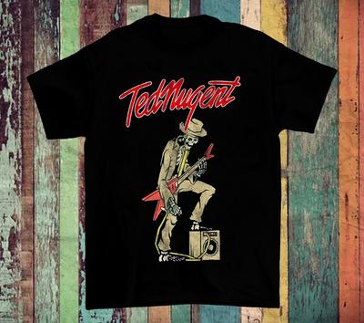 Ted Nugent Skeleton T-Shirt Gift for Fan Unisex Fullsize Shirt CH125 Unisex T-Shirt